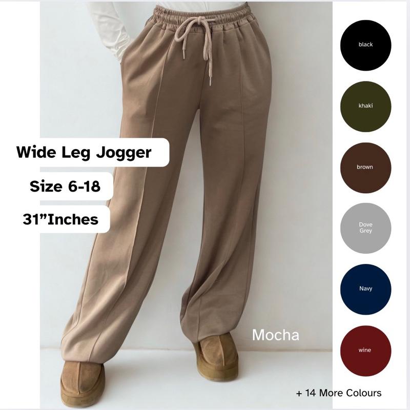 TILLY Women's Super Soft Trousers with Elasticated Waist and Pockets