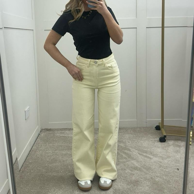 Lemon Viral Stretchy Jeans