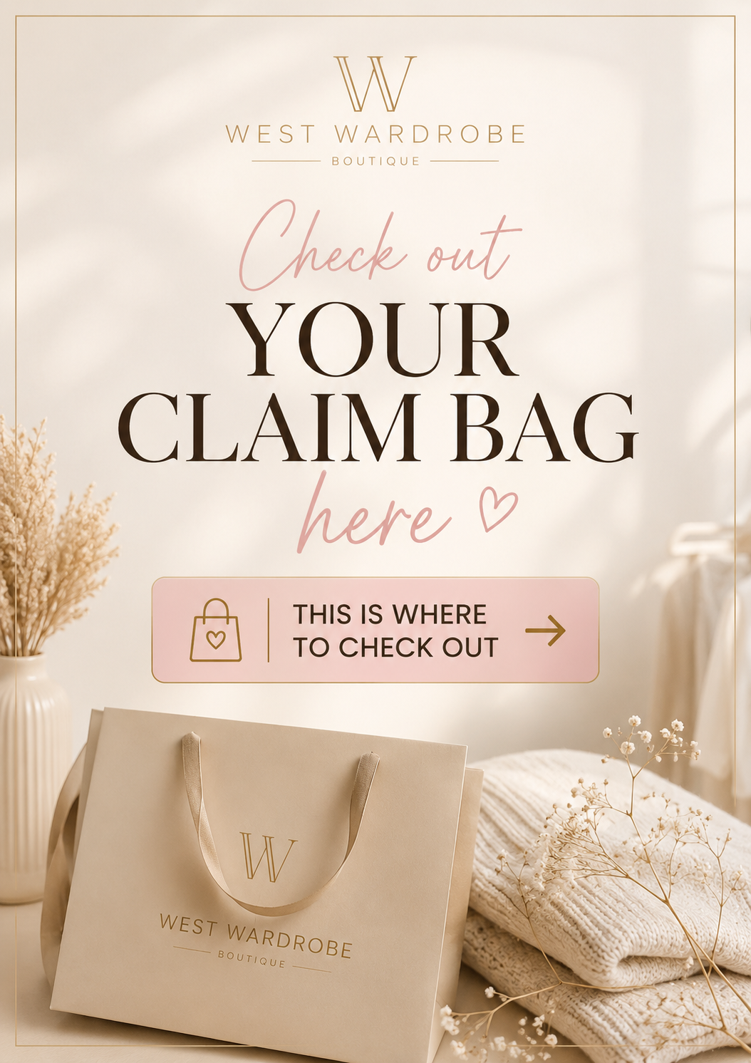 CHECK OUT YOUR CLAIM BAG HERE