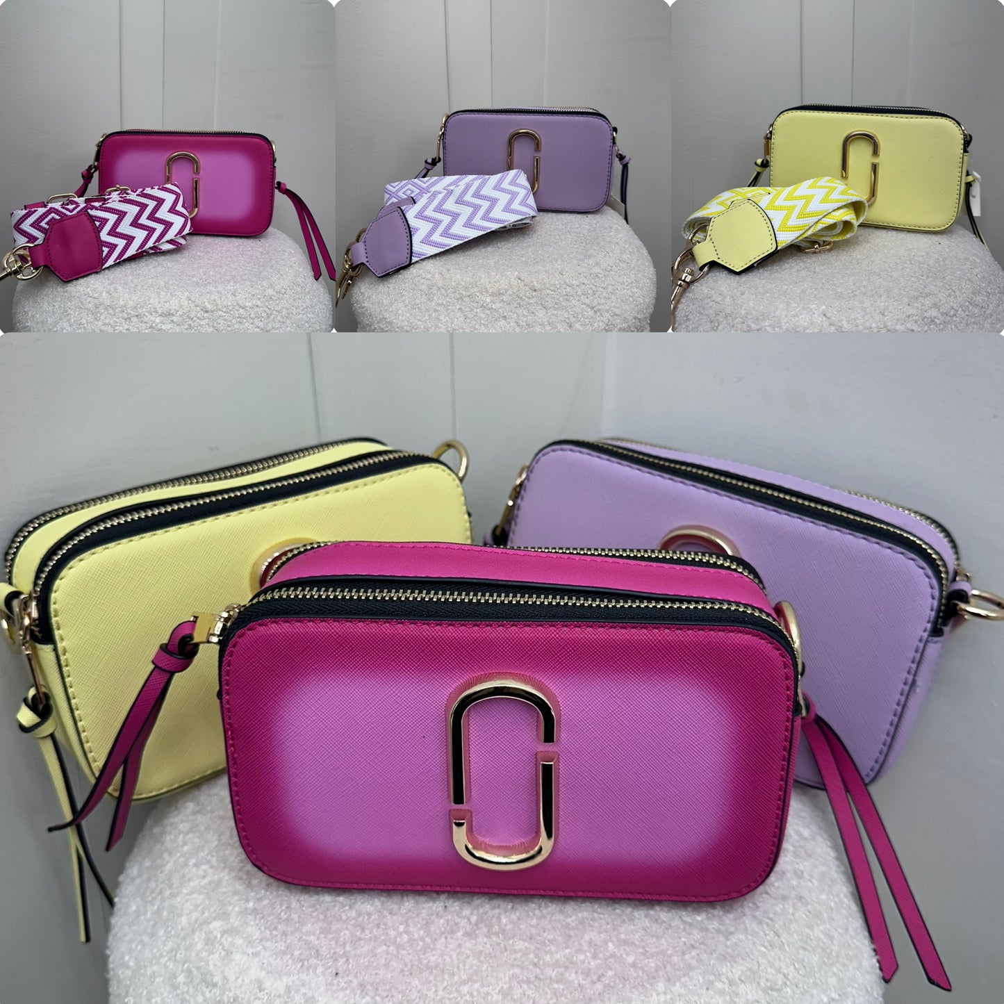 MIA Cross body bag with pattern strap