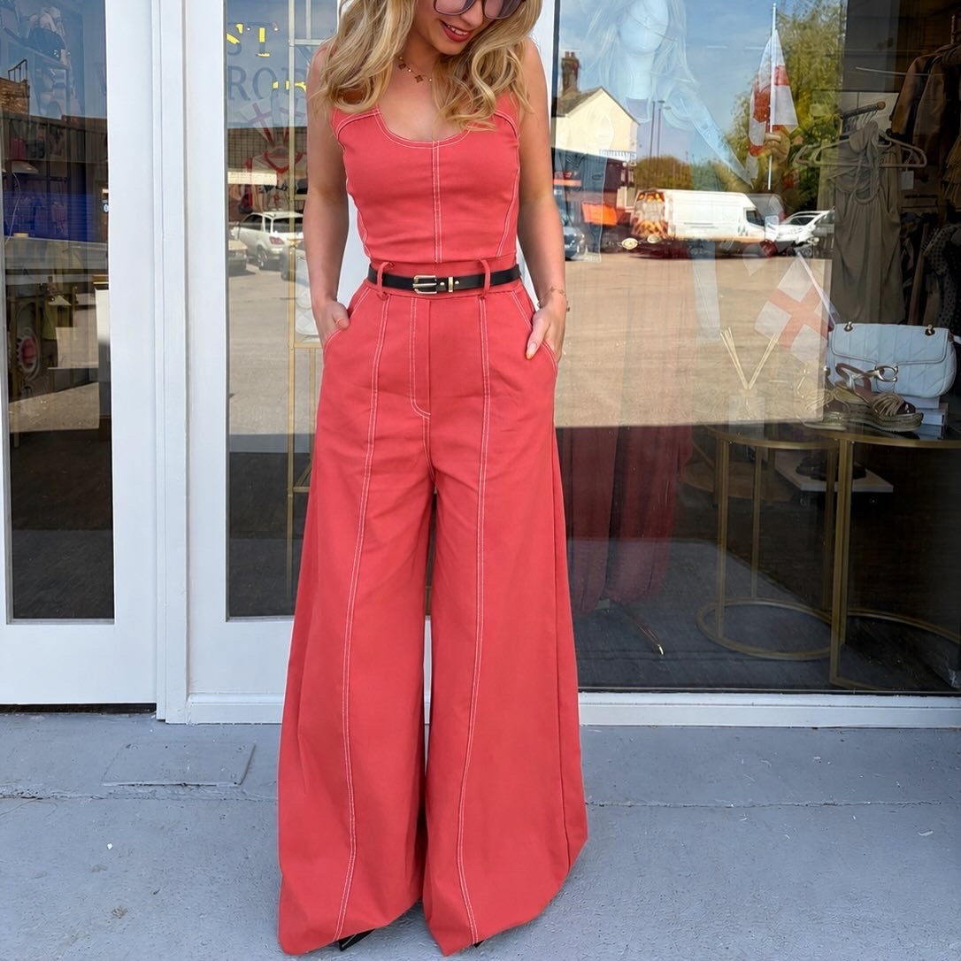POLLY - Denim Jumpsuit