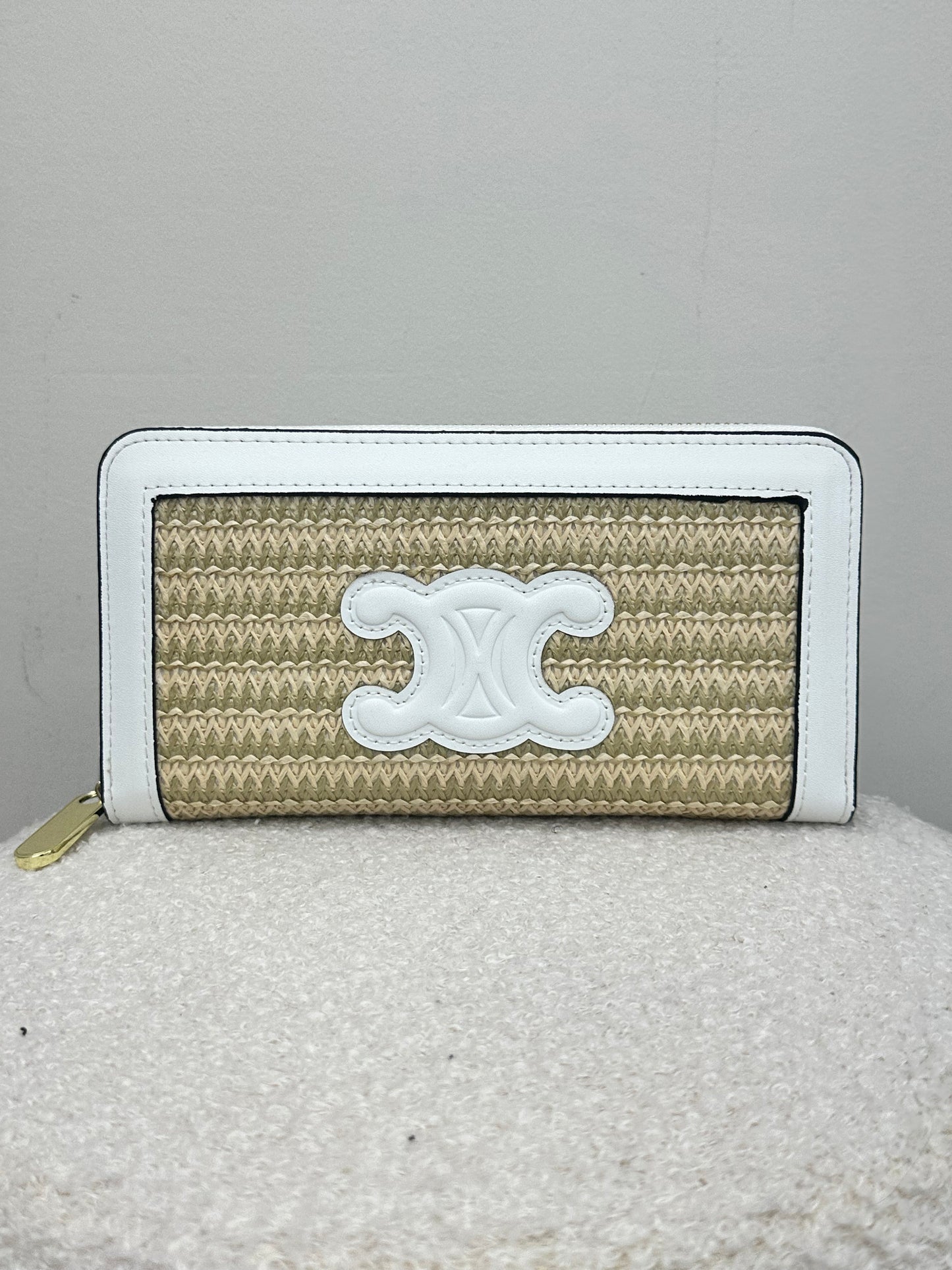 Emily - Purse in white and black