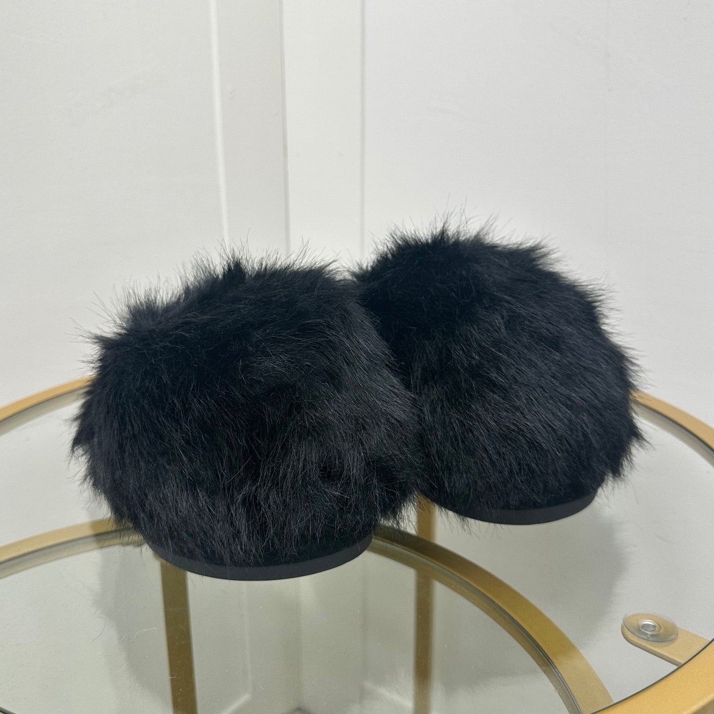 Luxe Faux Fur Platform Slippers