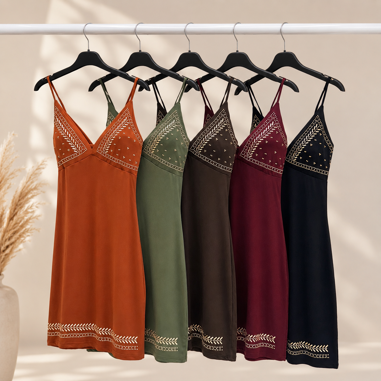 MOLLY - Embellished cami dress