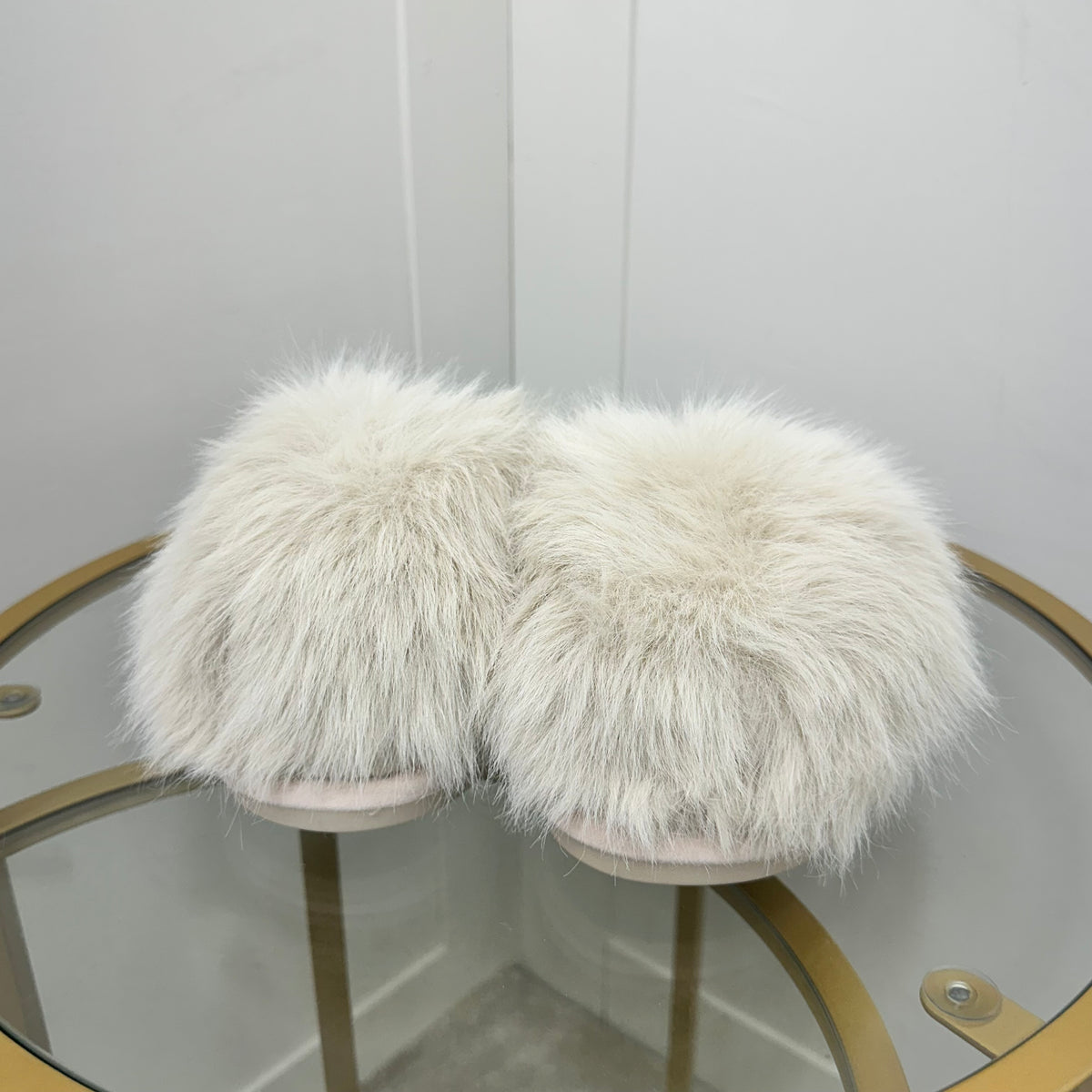 Luxe Faux Fur Platform Slippers