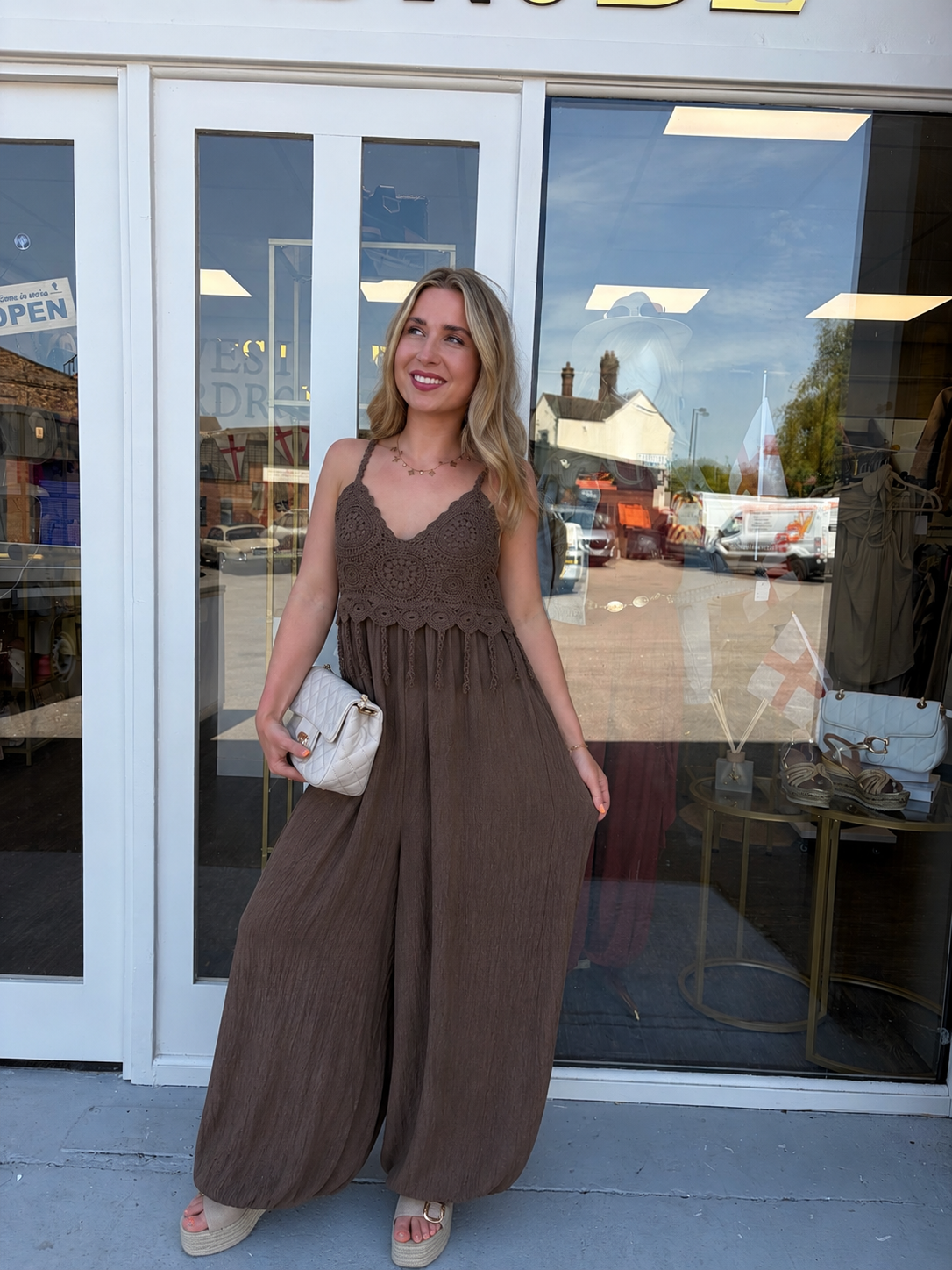 CARLA - Crochet Jumpsuit - UK 6-18