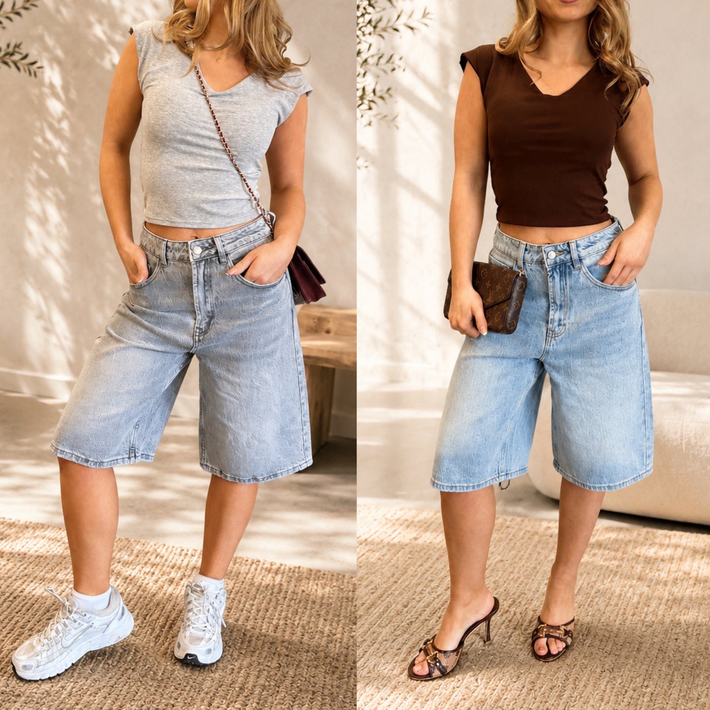 JULIE - Denim Jorts