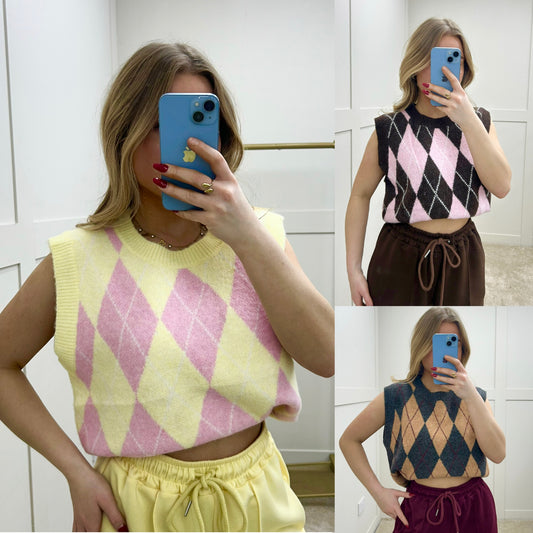 Penny Knitted Jumper with print