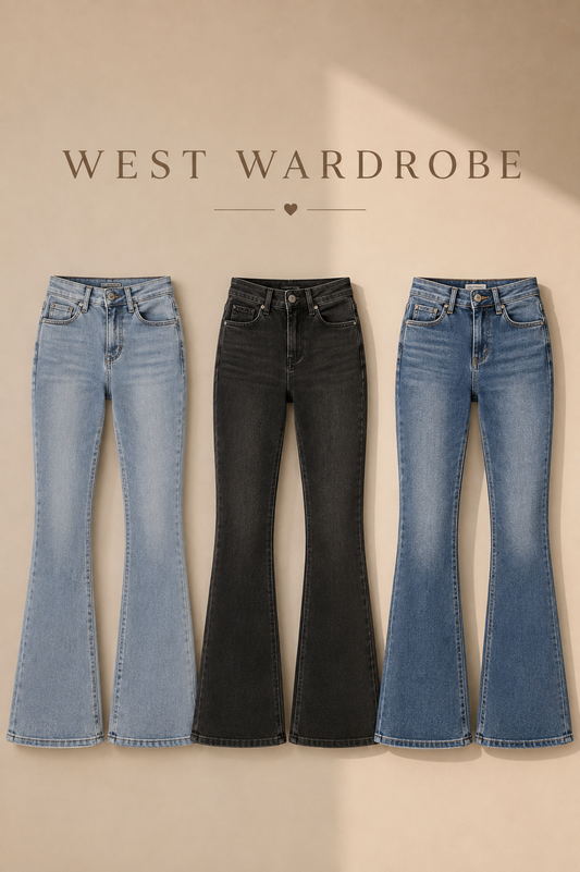 PRE ORDER Stretchy Flare Push up high waisted Jeans