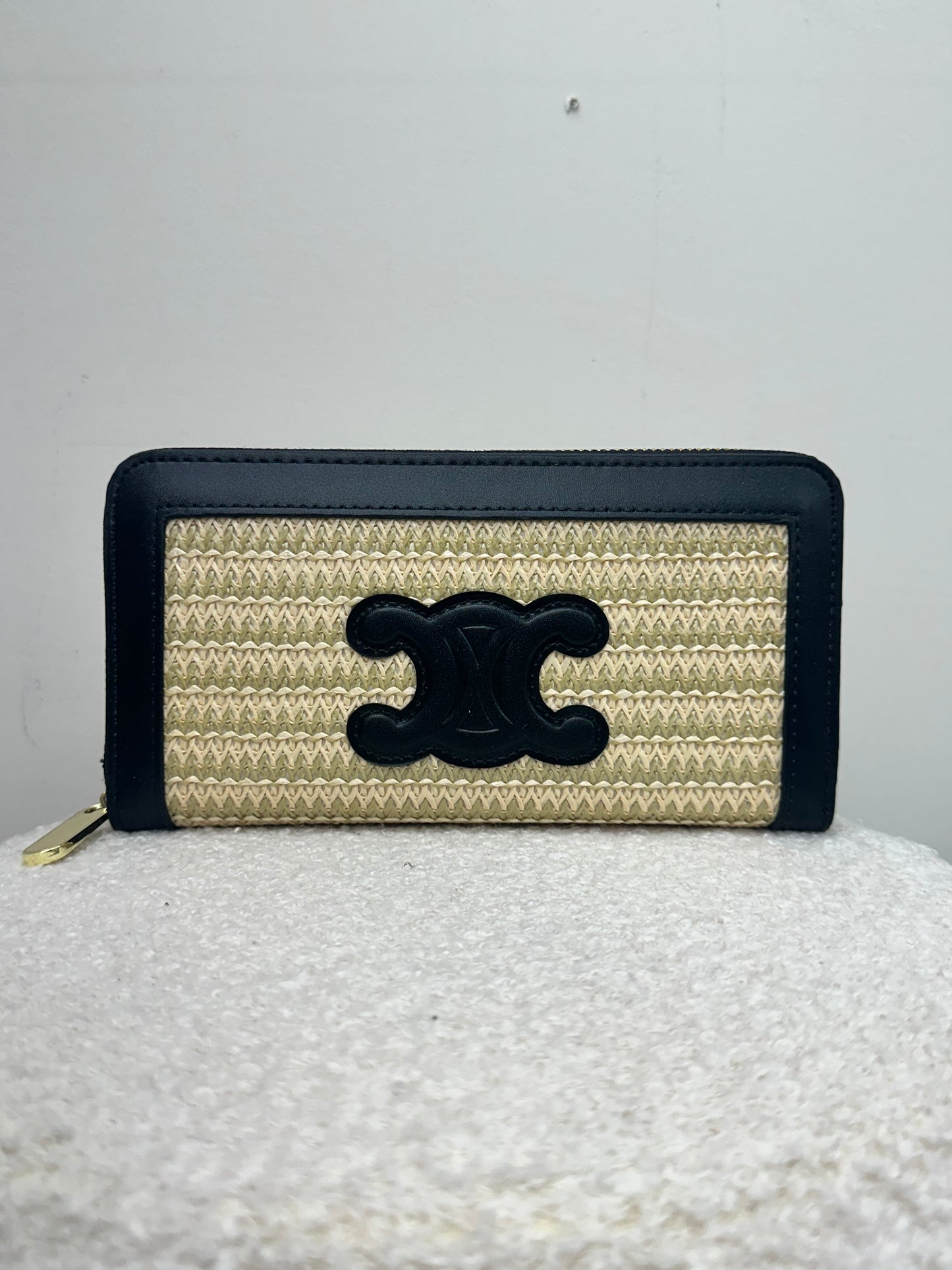 Emily - Purse in white and black