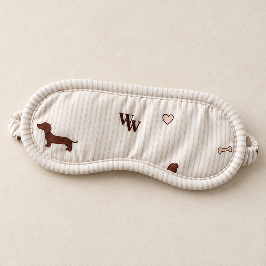 Westwardrobe Sausage Dog Sleep Mask 🤎